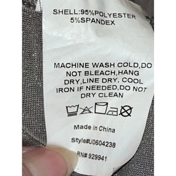 Simple Suzanne Betro Gray Velvet Romper Cruise Resort Travel One Piece Jumpsuit - Picture 9 of 11